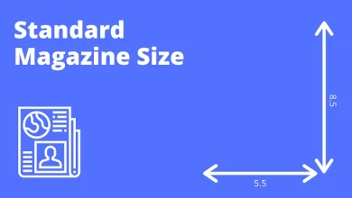 standard magazine size 1